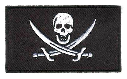 Pirate flag patch - BACKPACKFLAGS.COM