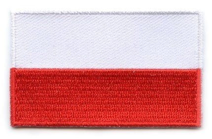 Polish flag patch - BACKPACKFLAGS.COM