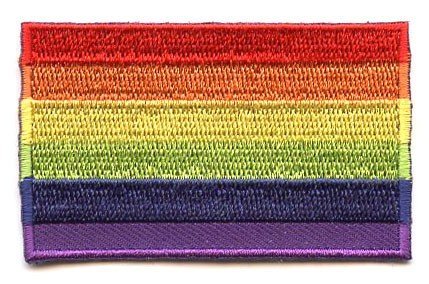 Rainbow flag patch - BACKPACKFLAGS.COM