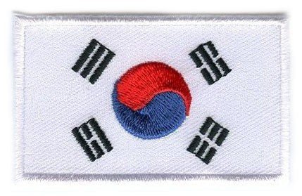 South Korea flag patch - BACKPACKFLAGS.COM