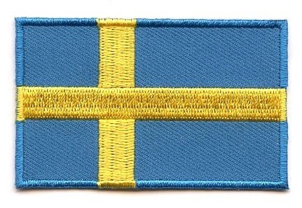Swedish flag patch - BACKPACKFLAGS.COM