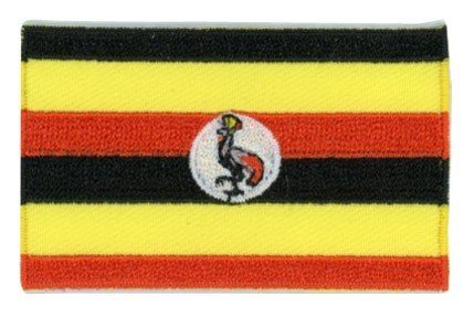 Uganda flag patch - BACKPACKFLAGS.COM