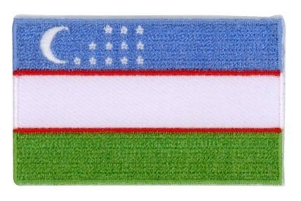 Uzbekistan flag patch - BACKPACKFLAGS.COM