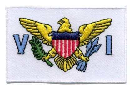 Virgin Islands (US) flag patch - BACKPACKFLAGS.COM